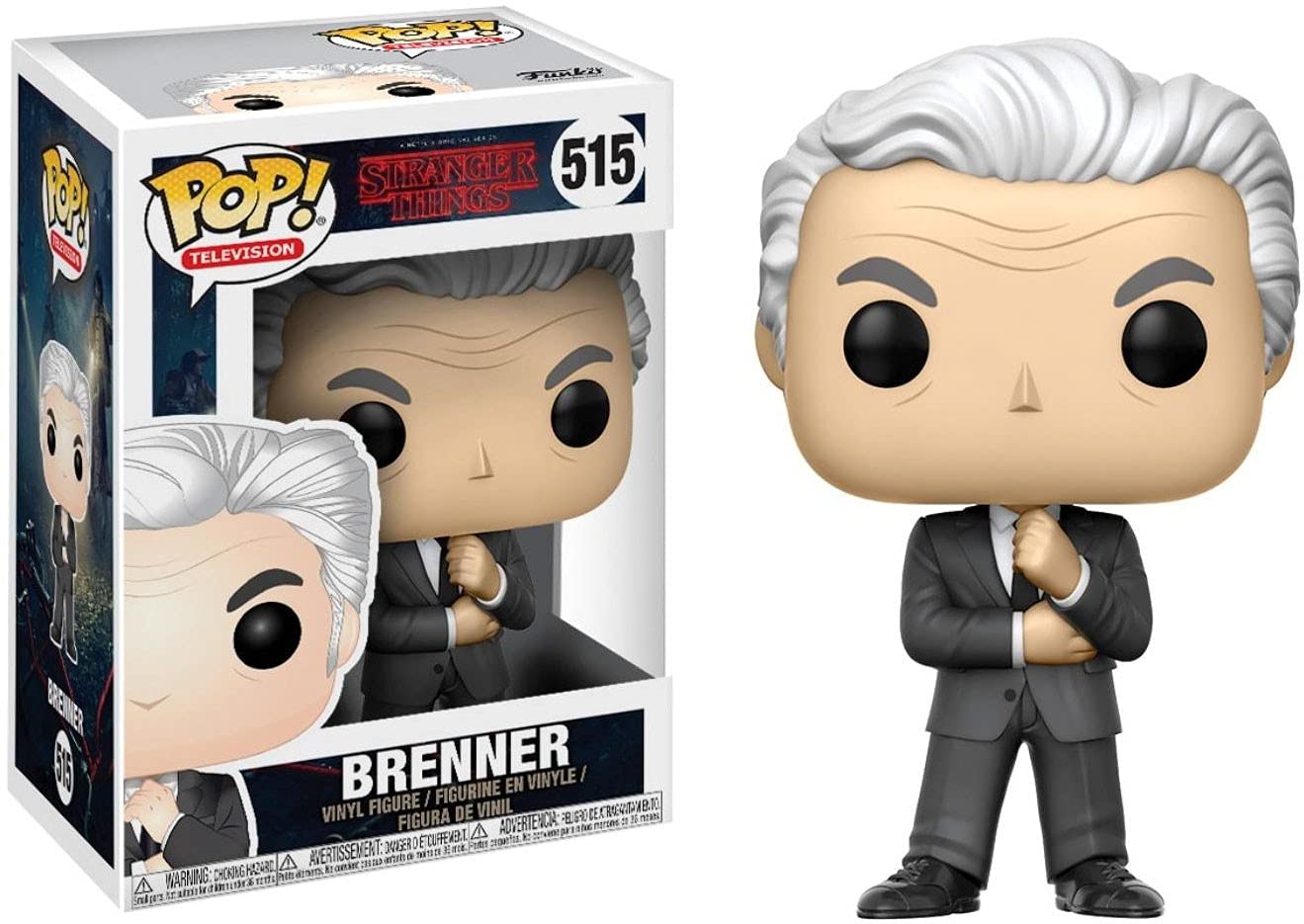 Funko Pop Brenner Stranger Things Figura de Vinil Oficial da Série