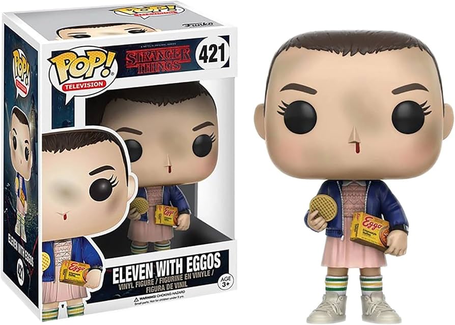 Funko Pop Eleven with Eggos Stranger Things - Boneca Vinil Oficial