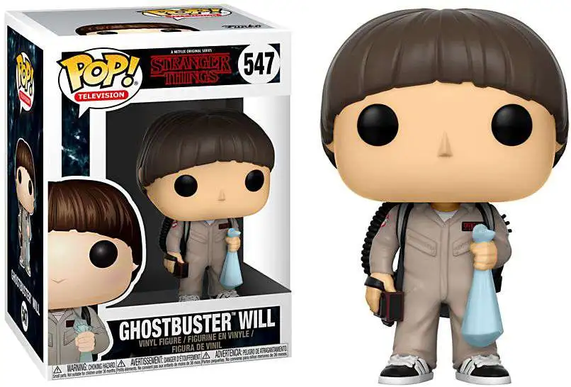 Funko Pop Stranger Things Ghostbuster Will - Colecionável Vinil Original